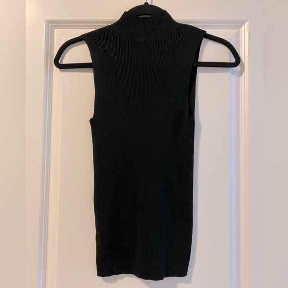 Ribbed Cutout Mock Top By Express - Picture 3 of 5